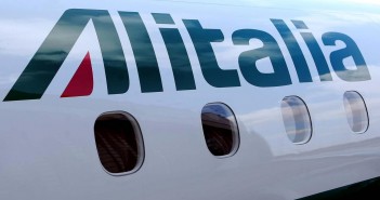 Presentazione del nuovo aereo Embraer dell'Alitalia